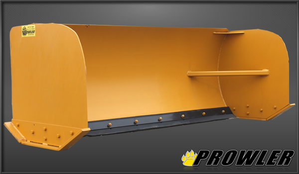 8' Snow Pusher Box for Skid Steer Loaders 8 Foot 96 inch Wide Quick Attachment